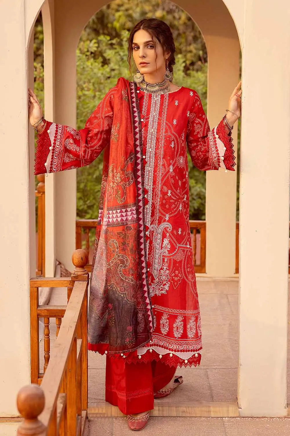 Gul Ahmed Embroidered Lawn Unstitched