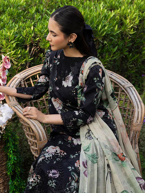 Blossom Summer Printkari Lawn Unstitched Collection 25
