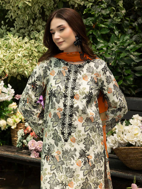 Blossom Summer Printkari Lawn Unstitched Collection 25