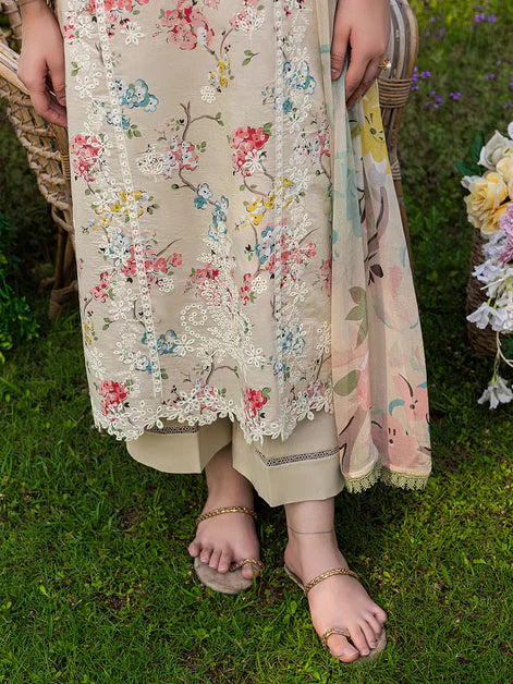 Blossom Summer Printkari Lawn Unstitched Collection 25