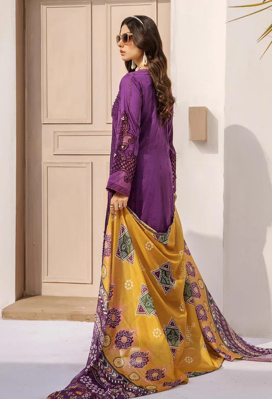 Adan’s libas rumi unstitched schiffli lawn suits