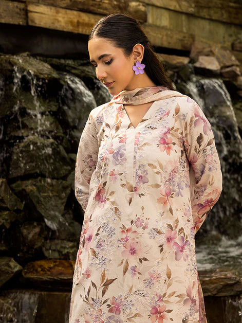 Blossom Summer Printkari Lawn Unstitched Collection 25
