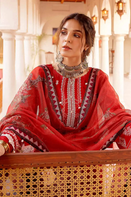 Gul Ahmed Embroidered Lawn Unstitched