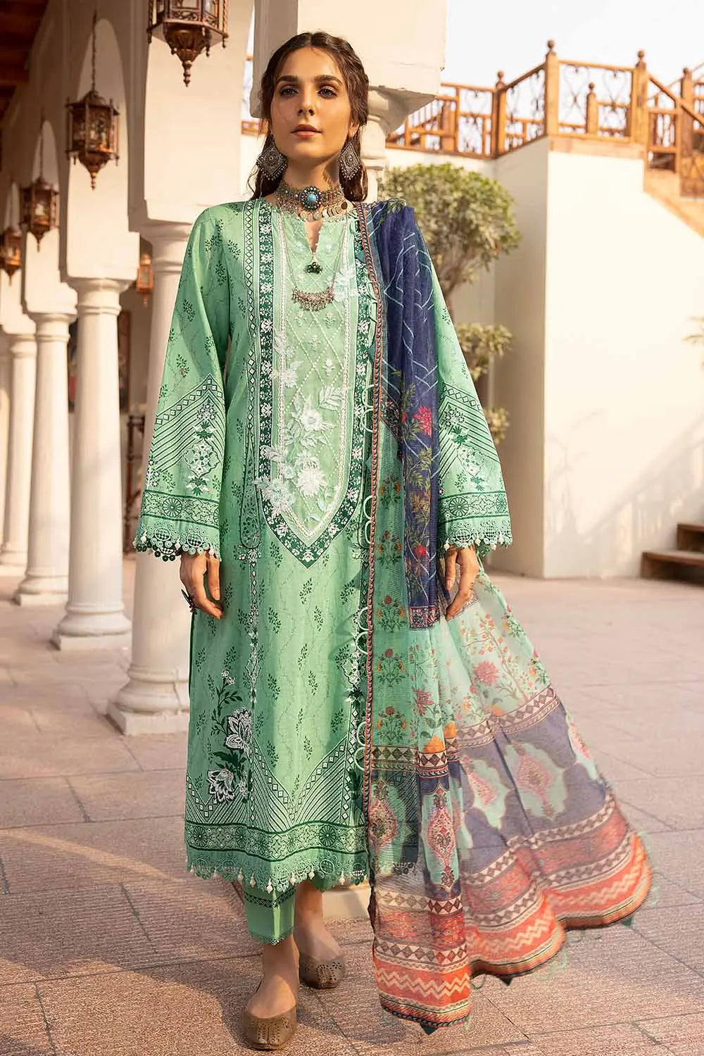Gul Ahmed Embroidered Lawn Unstitched