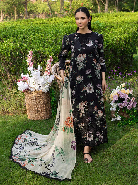 Blossom Summer Printkari Lawn Unstitched Collection 25
