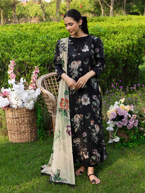 Blossom Summer Printkari Lawn Unstitched Collection 25