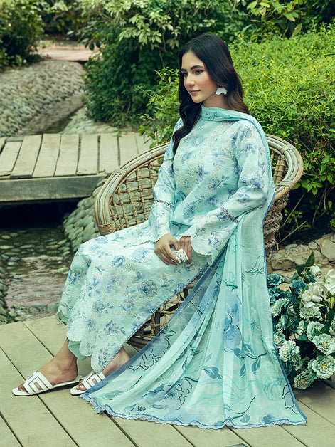 Blossom Summer Printkari Lawn Unstitched Collection 25