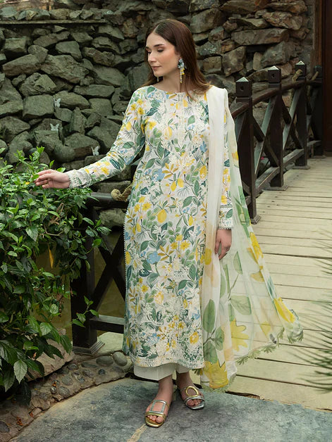 Blossom Summer Printkari Lawn Unstitched Collection 25