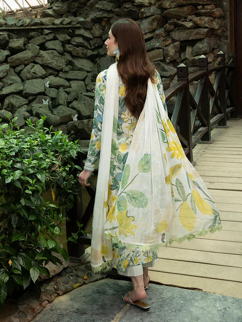 Blossom Summer Printkari Lawn Unstitched Collection 25