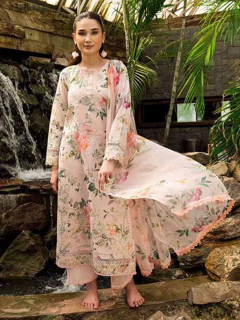 Blossom Summer Printkari Lawn Unstitched Collection 25