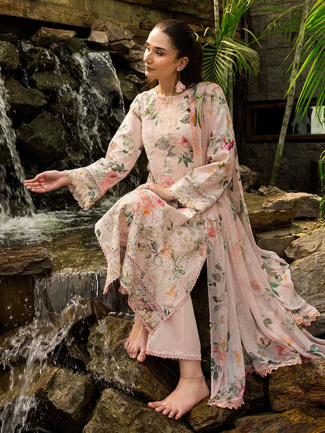 Blossom Summer Printkari Lawn Unstitched Collection 25