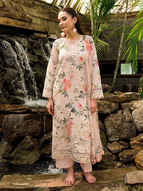 Blossom Summer Printkari Lawn Unstitched Collection 25