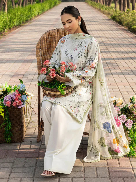 Blossom Summer Printkari Lawn Unstitched Collection 25