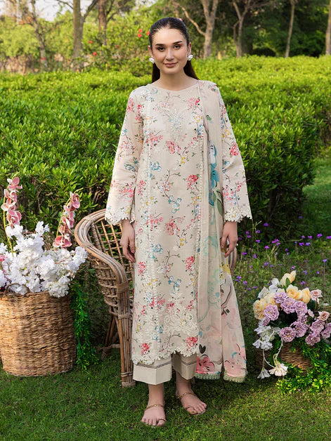 Blossom Summer Printkari Lawn Unstitched Collection 25