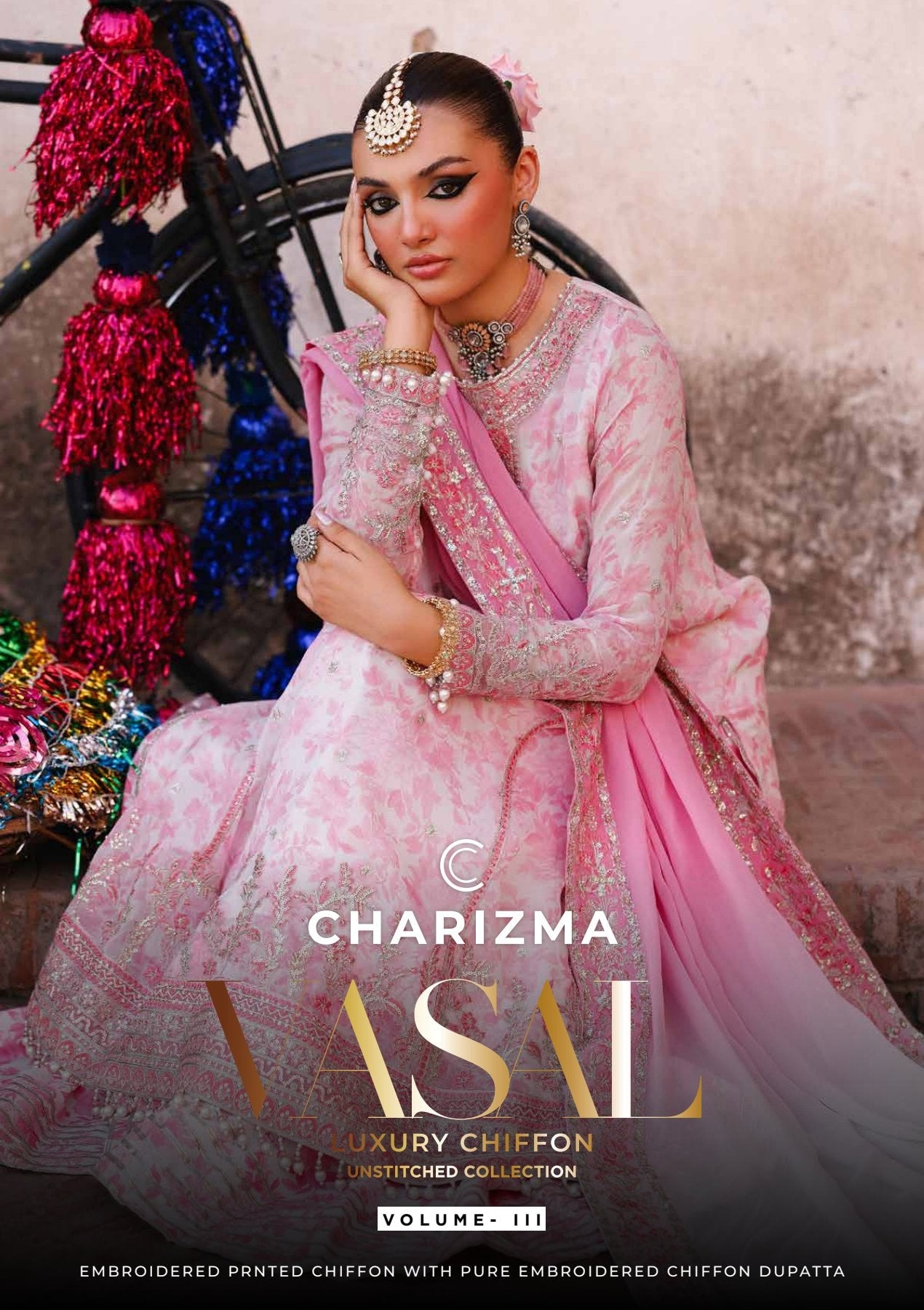Charizma Vasal Luxury Chiffon Volume 3 2025 | VSL25-17