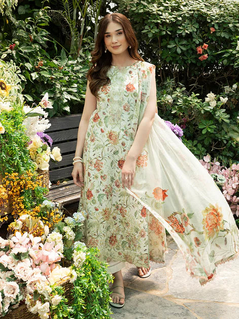 Blossom Summer Printkari Lawn Unstitched Collection 25