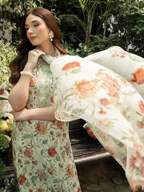 Blossom Summer Printkari Lawn Unstitched Collection 25