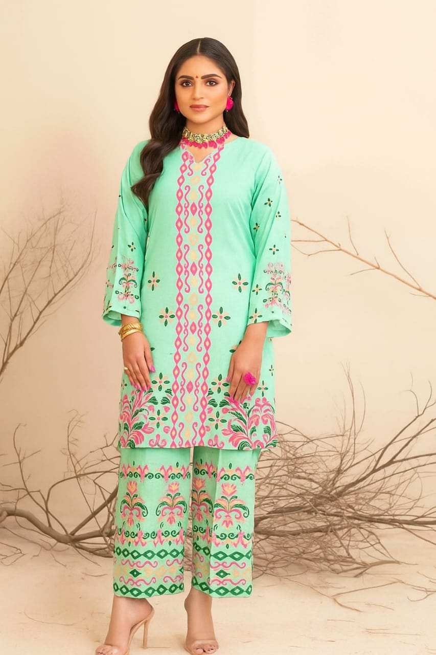 Mint Blossom Co-ord Set