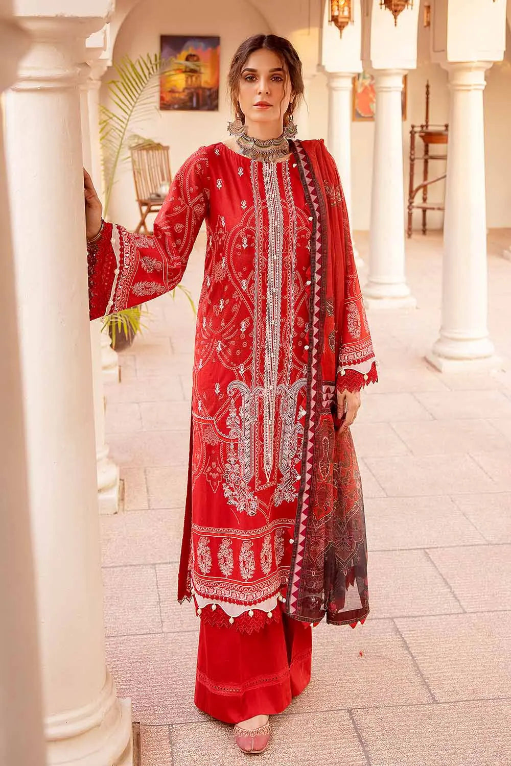 Gul Ahmed Embroidered Lawn Unstitched